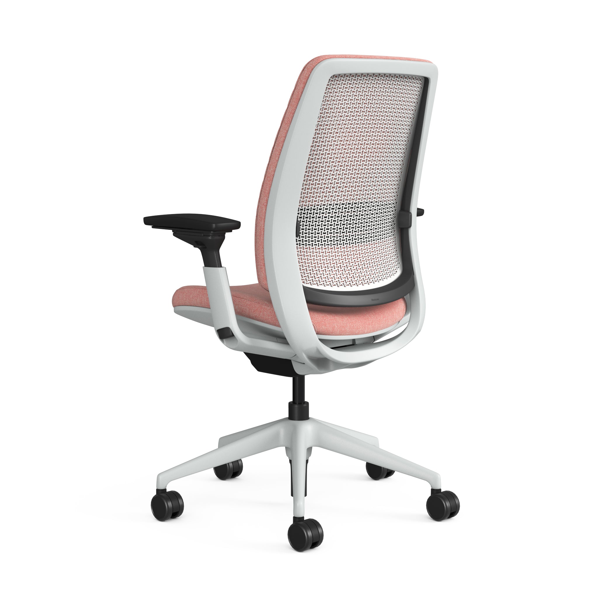 Quilted Back Otto Coral; Adjustable Lumbar; Seat Otto Coral; Frame Seagull