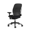 Upholstered Back Era Onyx; Seat Era Onyx; Frame Black