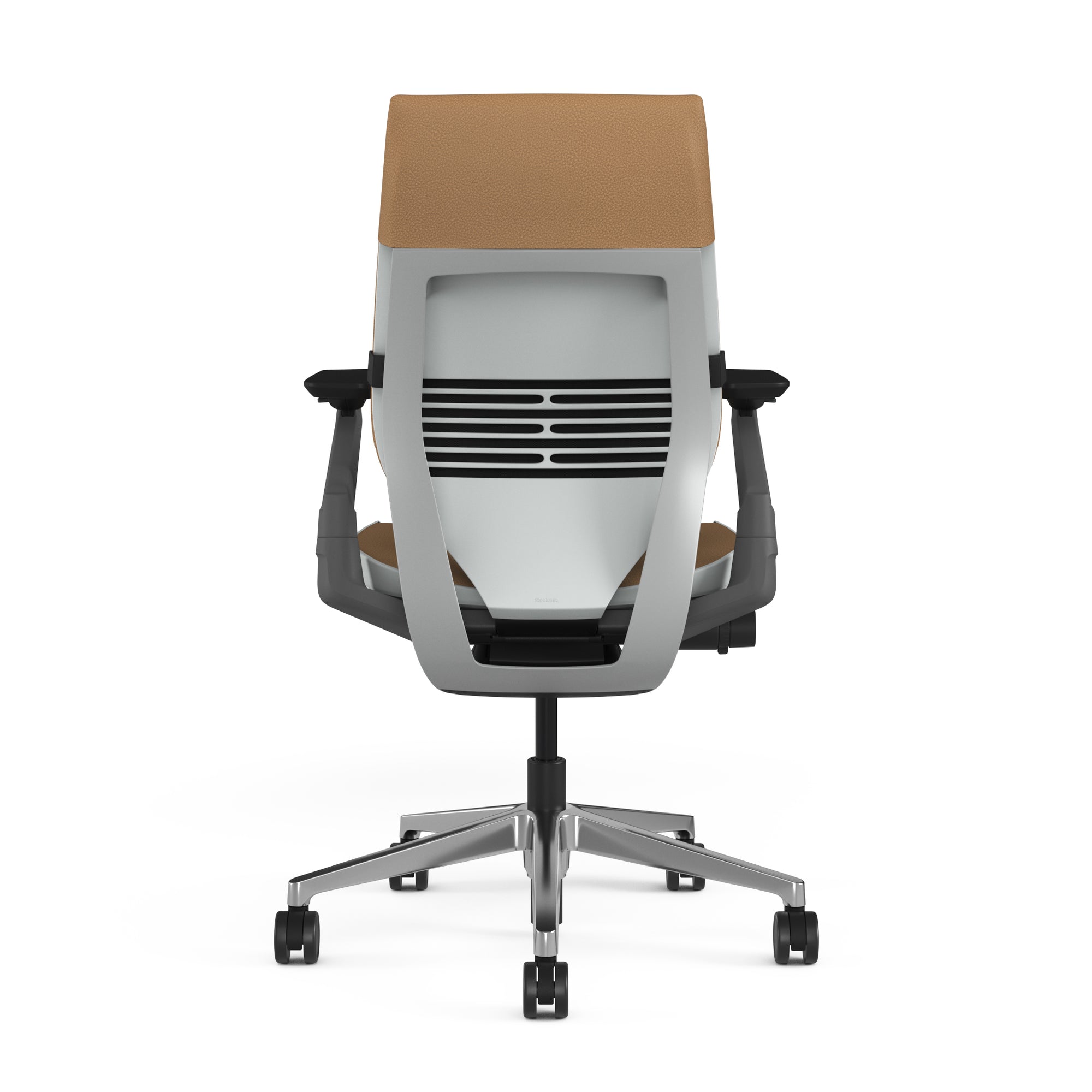 Mocha Montana Leather w/Polished Aluminum Base