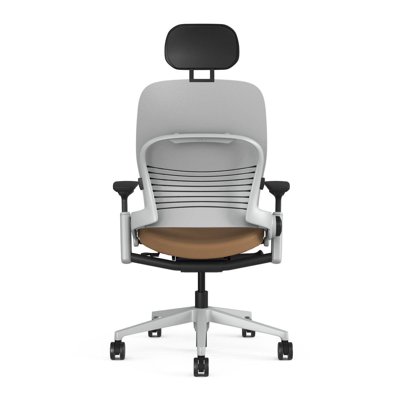 Mocha Montana Leather; Platinum Frame