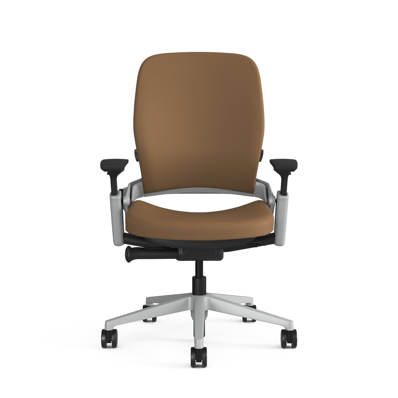 Mocha Montana Leather; Platinum Frame