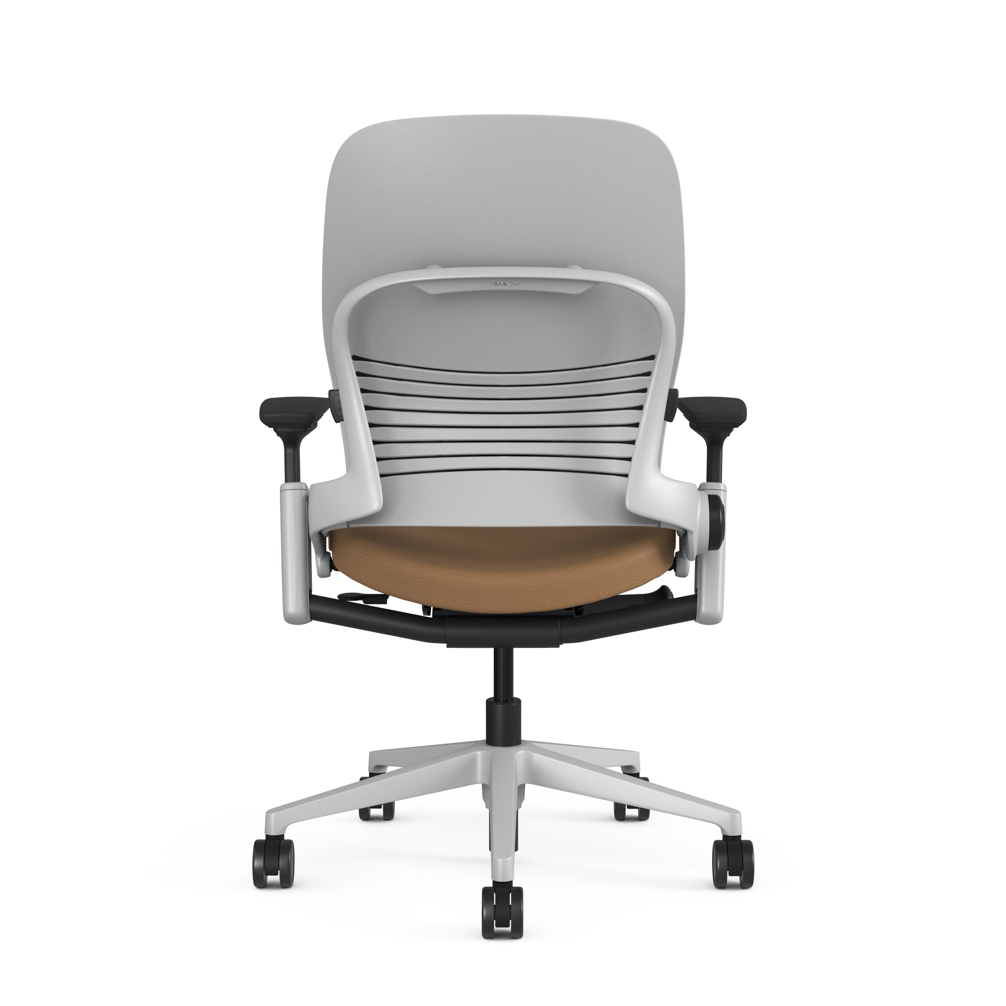 Mocha Montana Leather; Platinum Frame