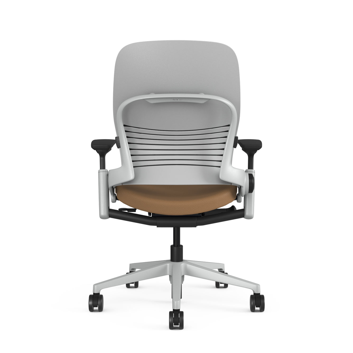 Mocha Montana Leather; Platinum Frame