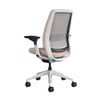 Quilted Back Era Pink; Adjustable Lumbar; Seat Era Pink; Frame Seagull
