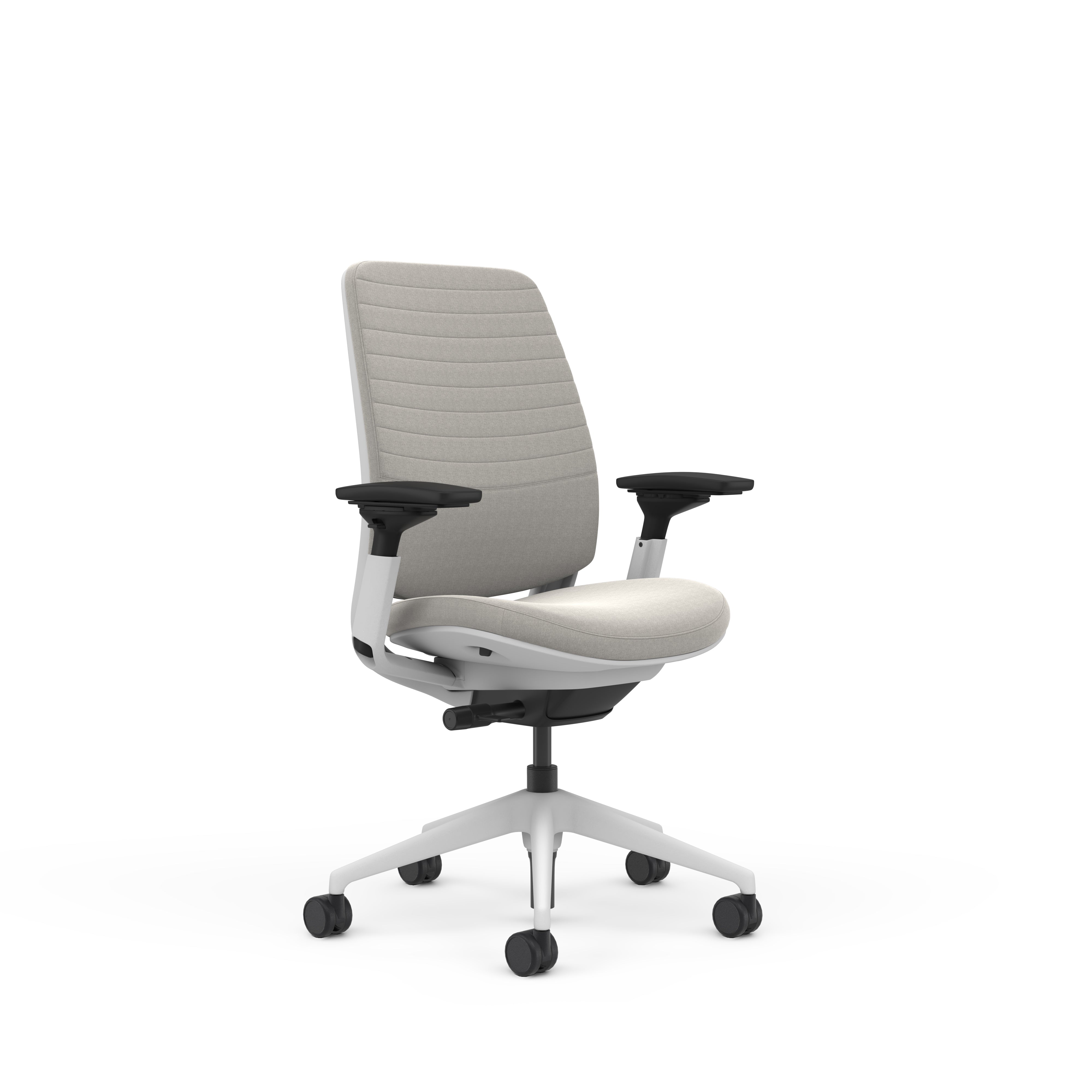 Quilted Back Otto Smoke; Adjustable Lumbar; Seat Otto Smoke; Frame Seagull