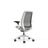 Quilted Back Otto Smoke; Adjustable Lumbar; Seat Otto Smoke; Frame Seagull