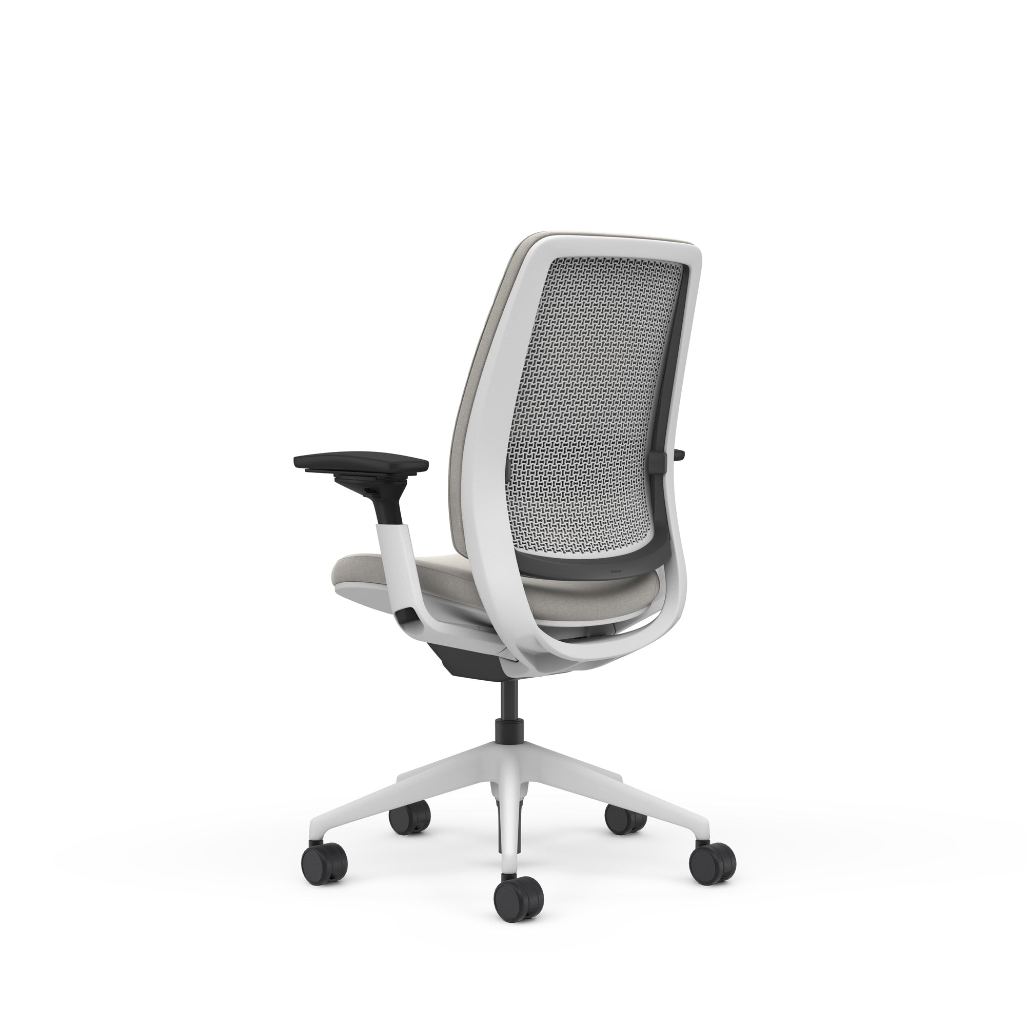 Quilted Back Otto Smoke; Adjustable Lumbar; Seat Otto Smoke; Frame Seagull