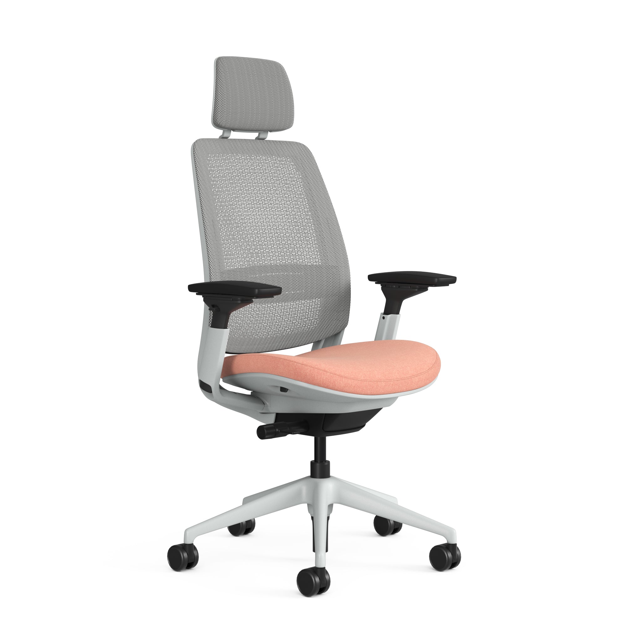 3D Microknit Otto Coral, Adjustable Lumbar