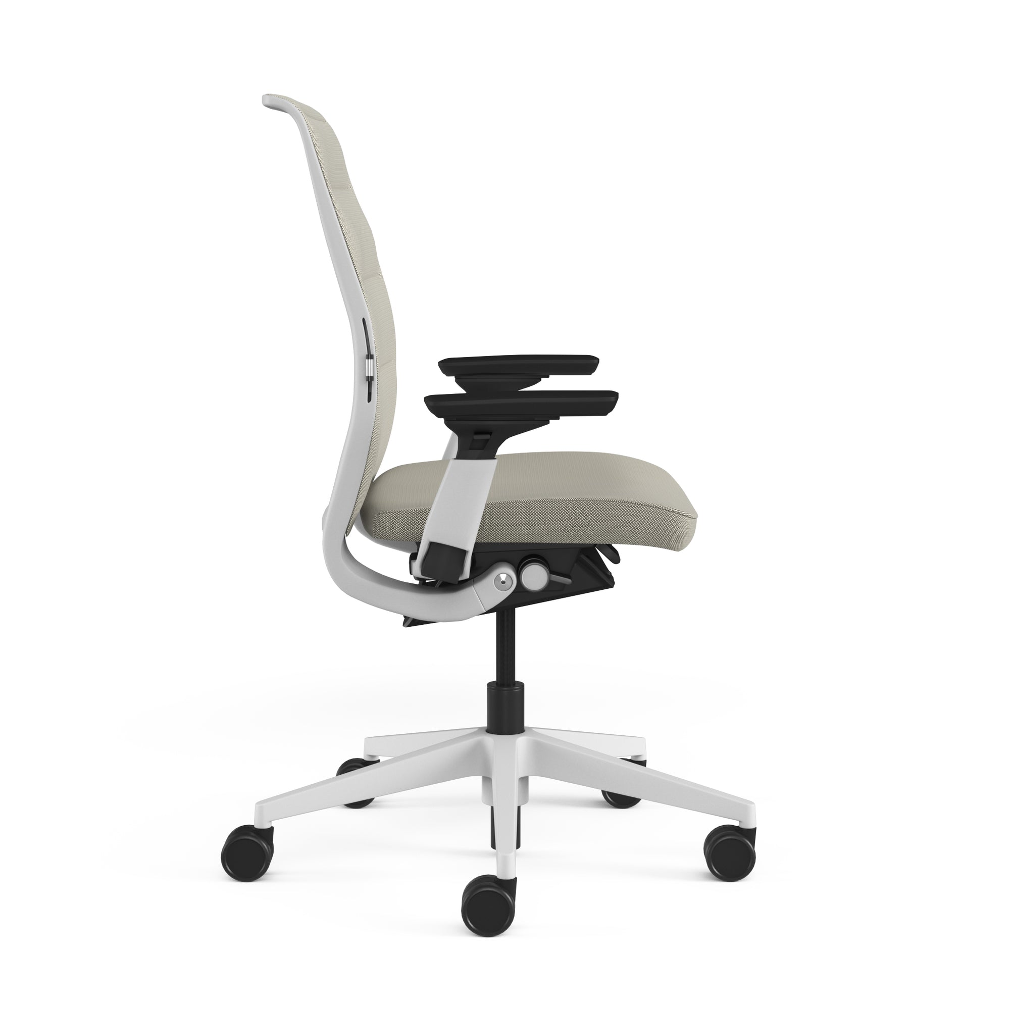 Quilted Back; Seat fabric Era Stone; Seagull Frame