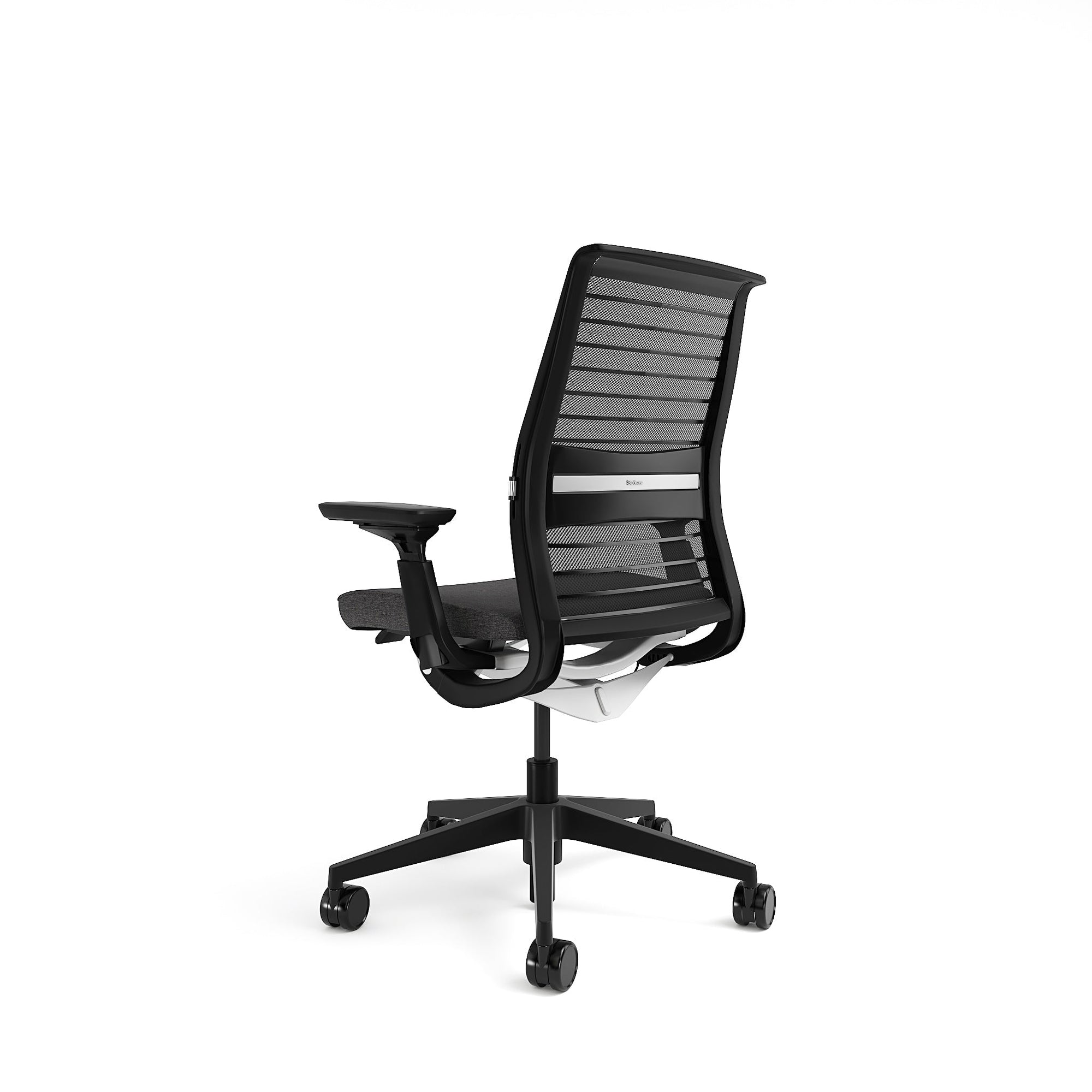 Mesh back 3D Knit Black; Seat fabric Otto Charcoal; Black Frame