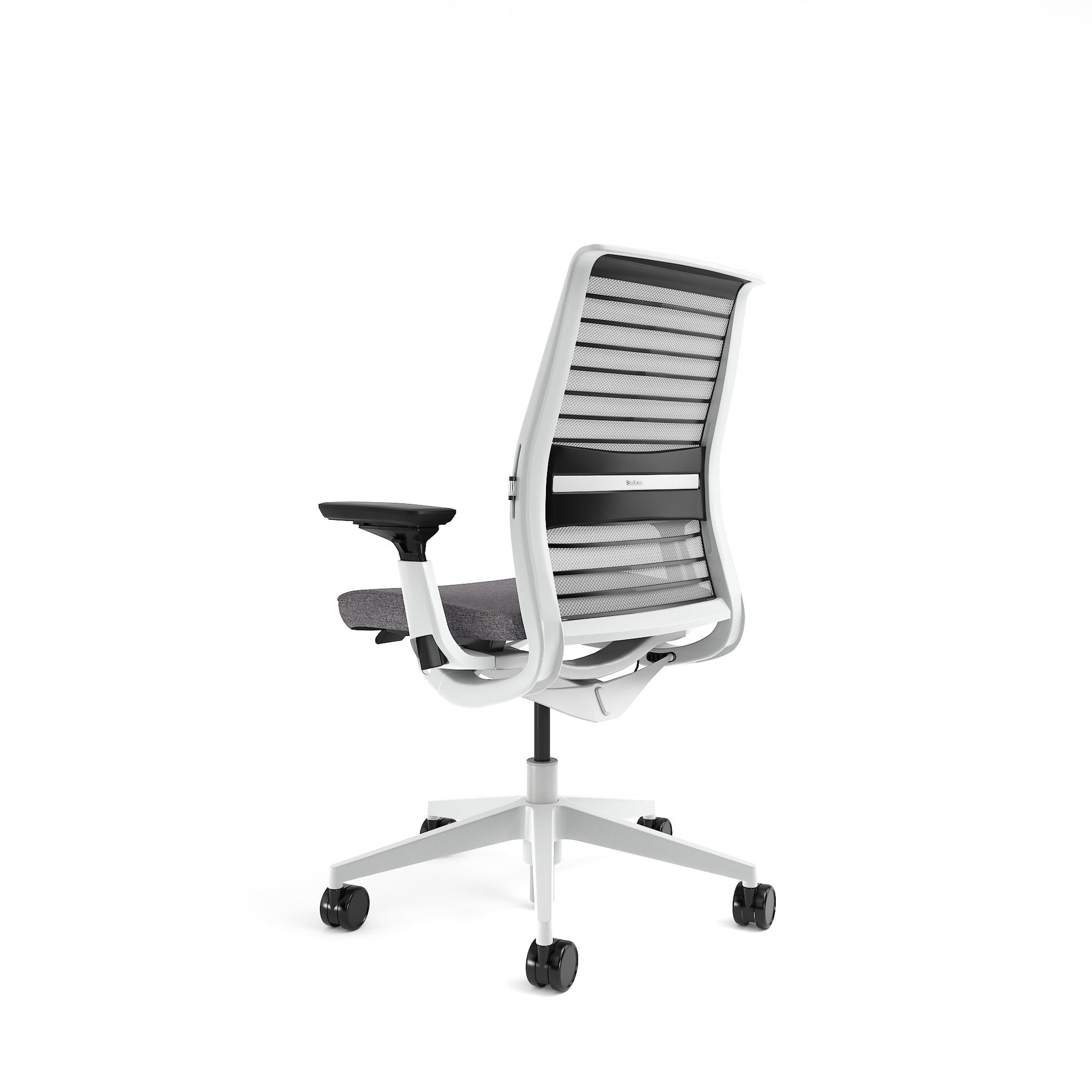 Mesh back 3D Knit Nickel; Seat fabric Otto Ash; Frame Seagull
