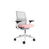 Mesh back 3D Knit Nickel; Seat fabric Otto Coral; Frame Seagull