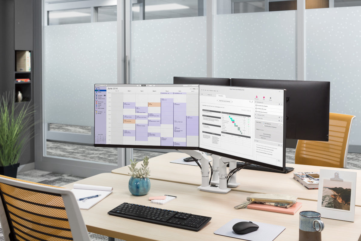 Dual Evolution Monitor Arm - Steelcase Singapore