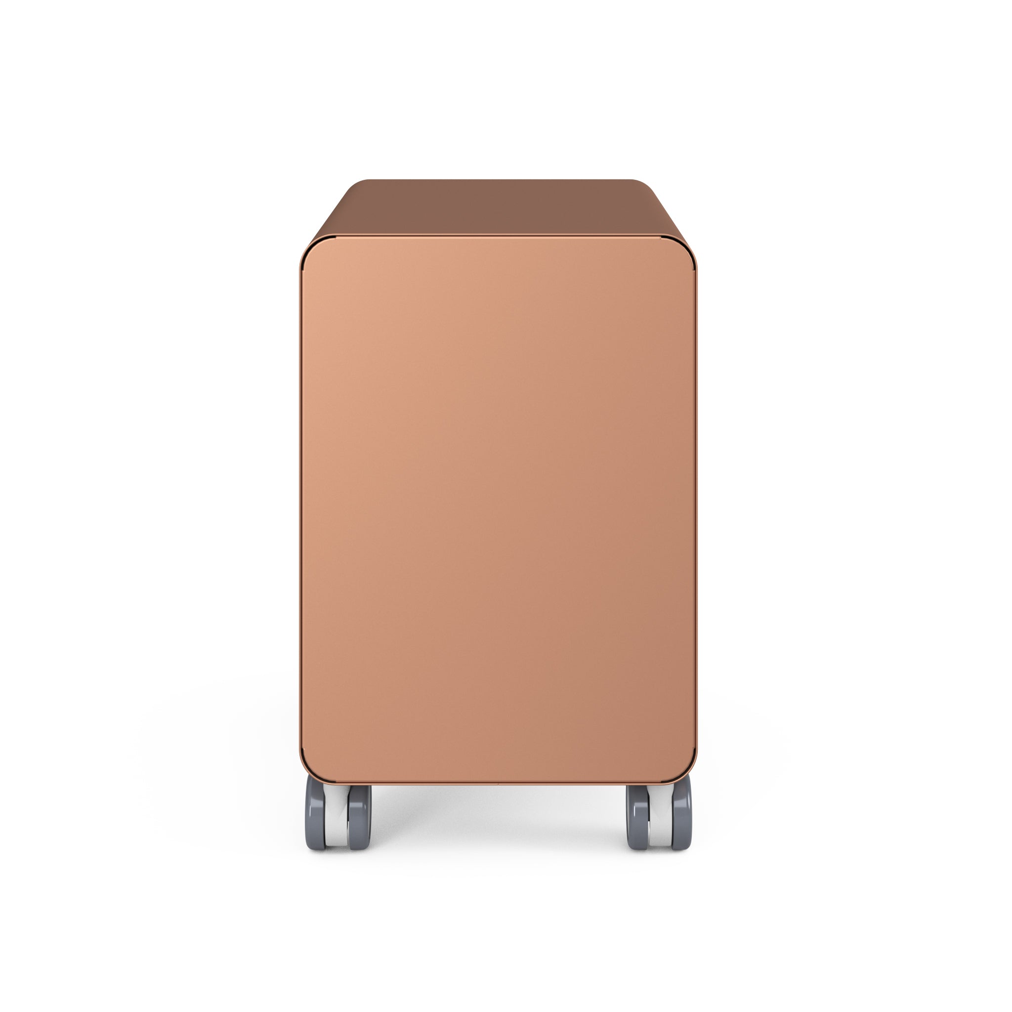 Matte Copper Carcass; Blush Box Drawer